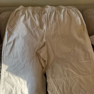 Size 18 Wide leg linen pants NWT from Lane Bryant